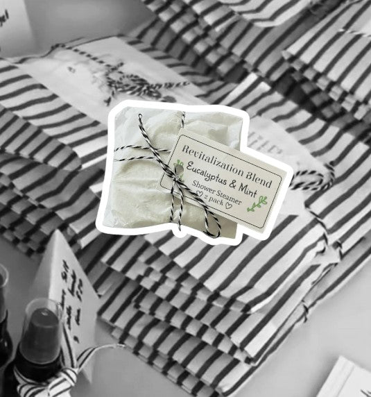 Eucalyptus & Mint shower steamer 2 Pack - 8 Elephants by Molly