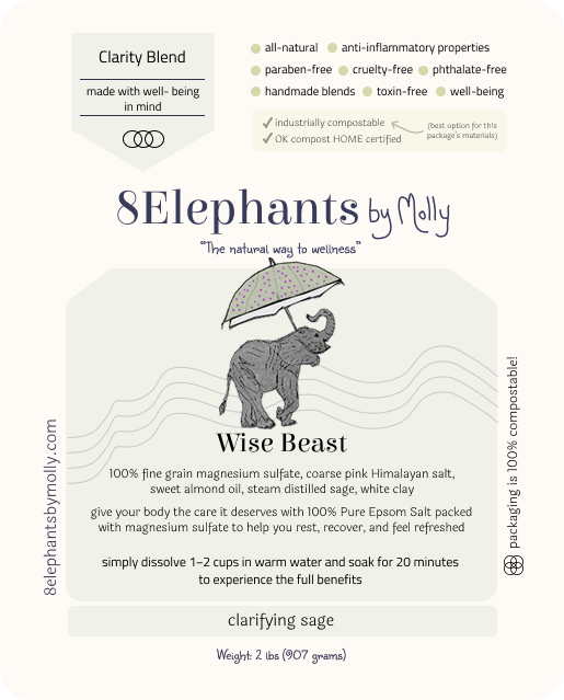 Wise Beast Clarity Blend - 8 Elephants by Molly