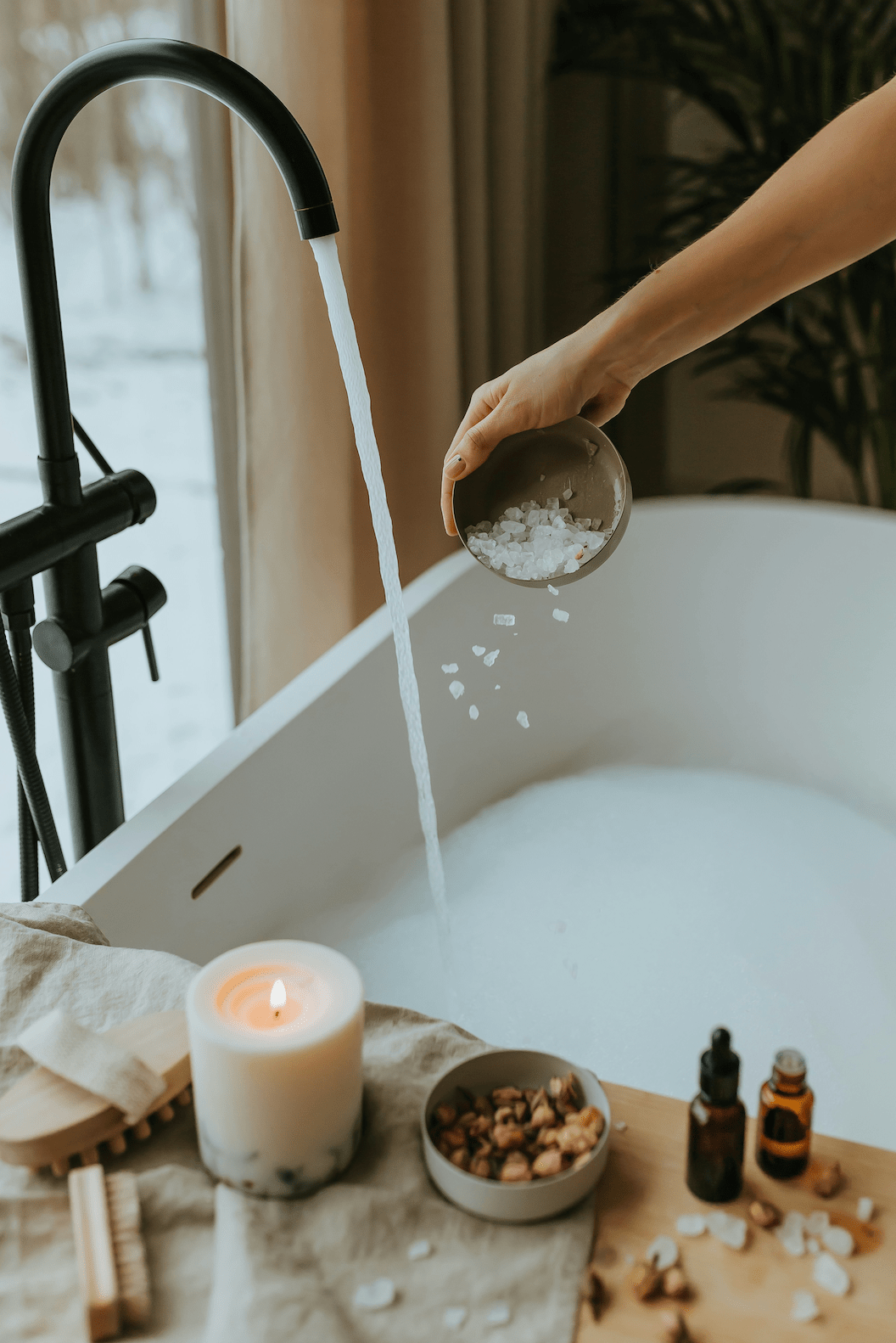 Finding Your Calm: How Epsom Salts Support Your Nervous System & Relieve Anxiety - Artisan Bath & Shower Rituals for Athletic Recovery | Natural Wellness | 8 Elephants by Molly