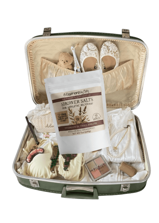 Summer Adventures Are Better with a Recovery Ritual: Pack Your Shower Salts - 8 Elephants by Molly