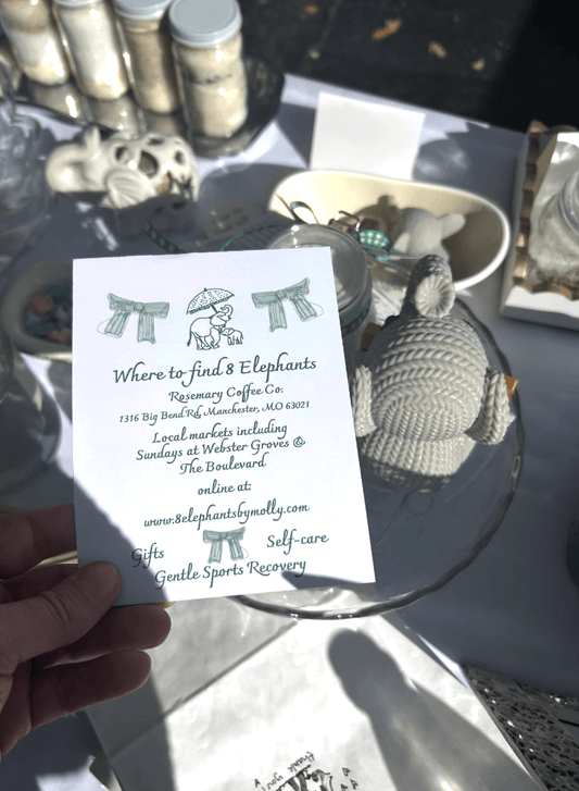 Sunday Musings: Another Successful Sunday Market - 8 Elephants by Molly
