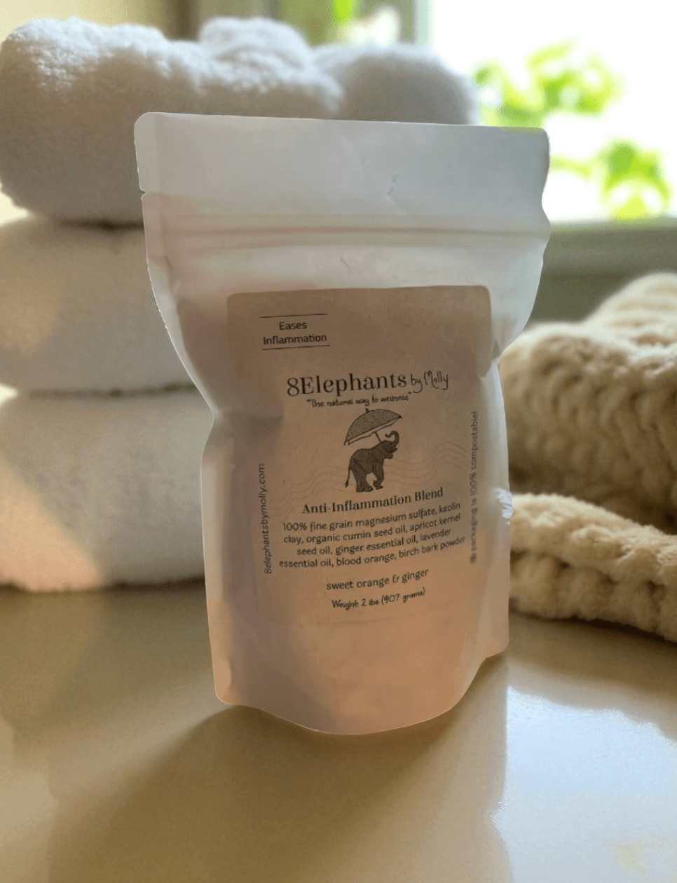 Anti - Inflammation Blend 2 Pound Pouch - 8 Elephants by Molly