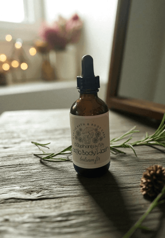 Balsam Fir Mineral Castile Body Wash 2oz Dropper - 8 Elephants by Molly