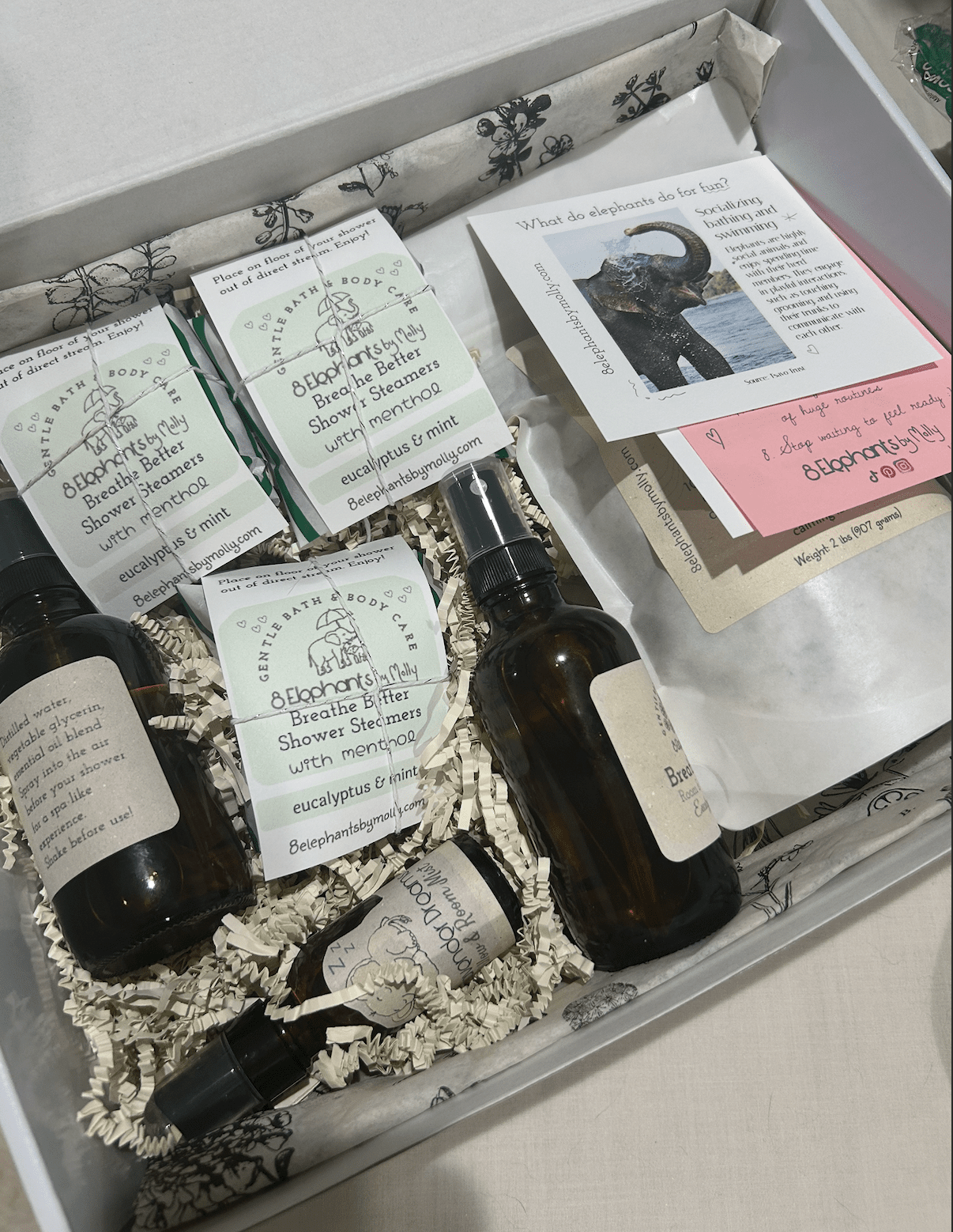 Bespoke Gift Boxes & Gift Baskets - 8 Elephants by Molly