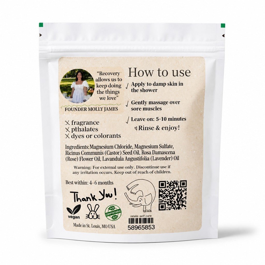 back of the sports salts packaging