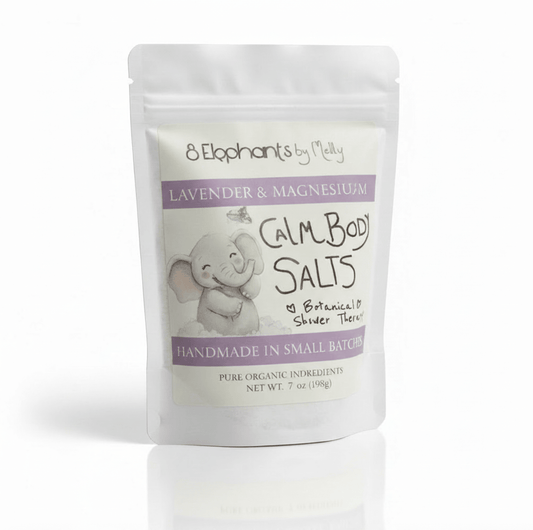 Calm Body Salts for Athletic Sports Recovery & Travel - 8 Elephants by Molly