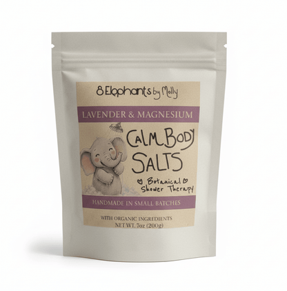 Calm Body Salts for Athletic Sports Recovery & Travel - 8 Elephants by Molly