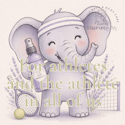 Calm Body Salts for Athletic Sports Recovery & Travel - 8 Elephants by Molly