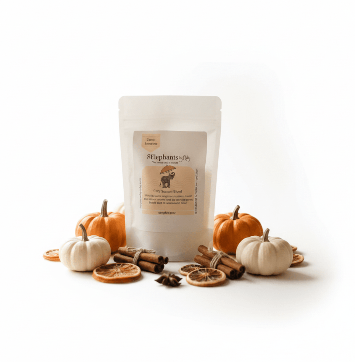 Cozy Season Blend: Pumpkin Spice 1 Pound Pouch - 8 Elephants by Molly