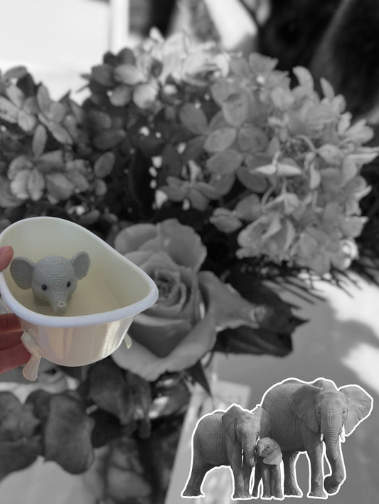 Eco 3D printed Elephants - 8 Elephants by Molly