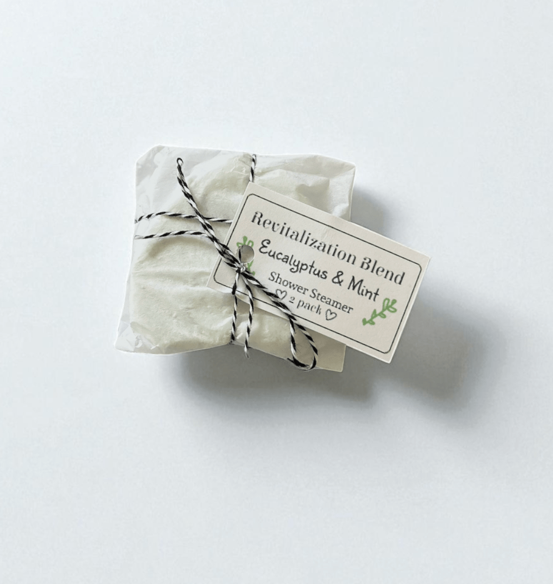 Eucalyptus & Mint shower steamer 2 Pack - 8 Elephants by Molly