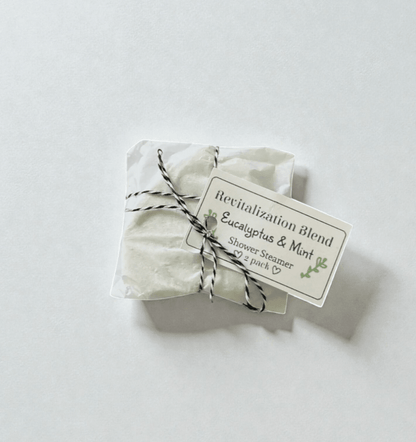 Eucalyptus & Mint shower steamer 2 Pack - 8 Elephants by Molly