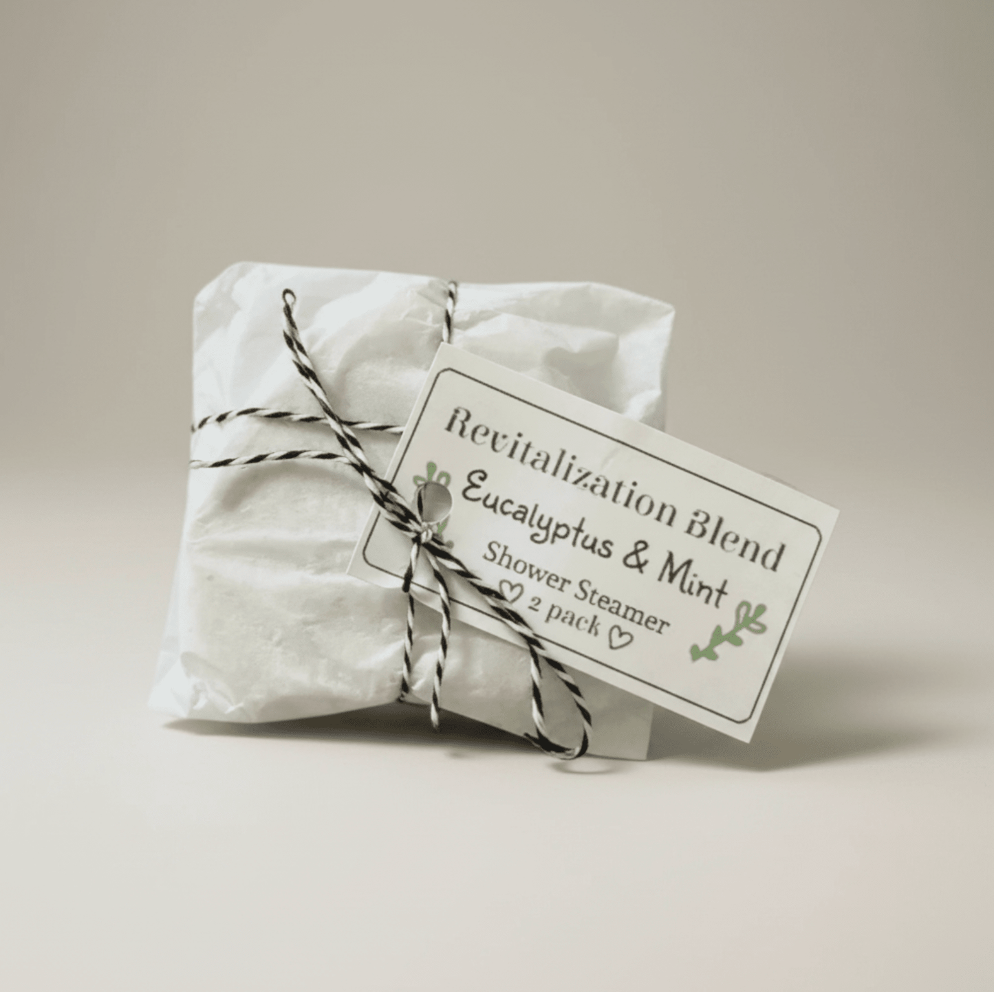 Eucalyptus & Mint shower steamer 2 Pack - 8 Elephants by Molly