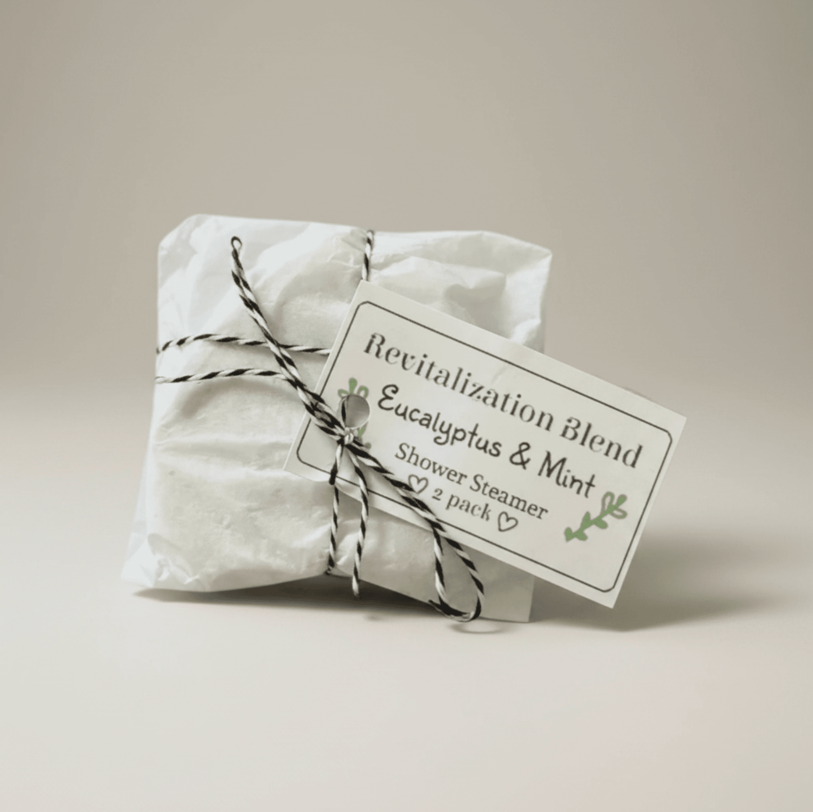 Eucalyptus & Mint shower steamer 2 Pack - 8 Elephants by Molly