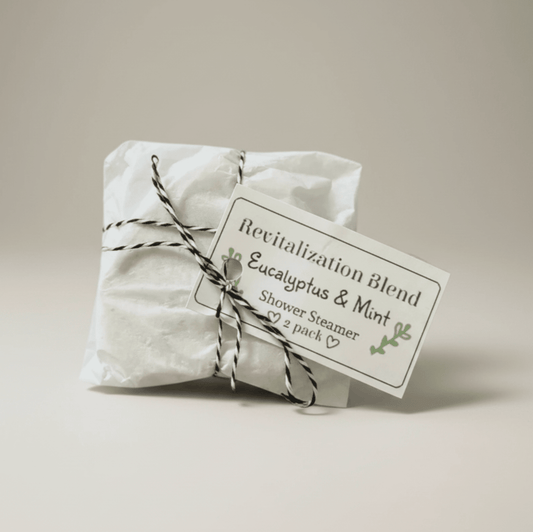 Eucalyptus & Mint shower steamer 2 Pack - 8 Elephants by Molly