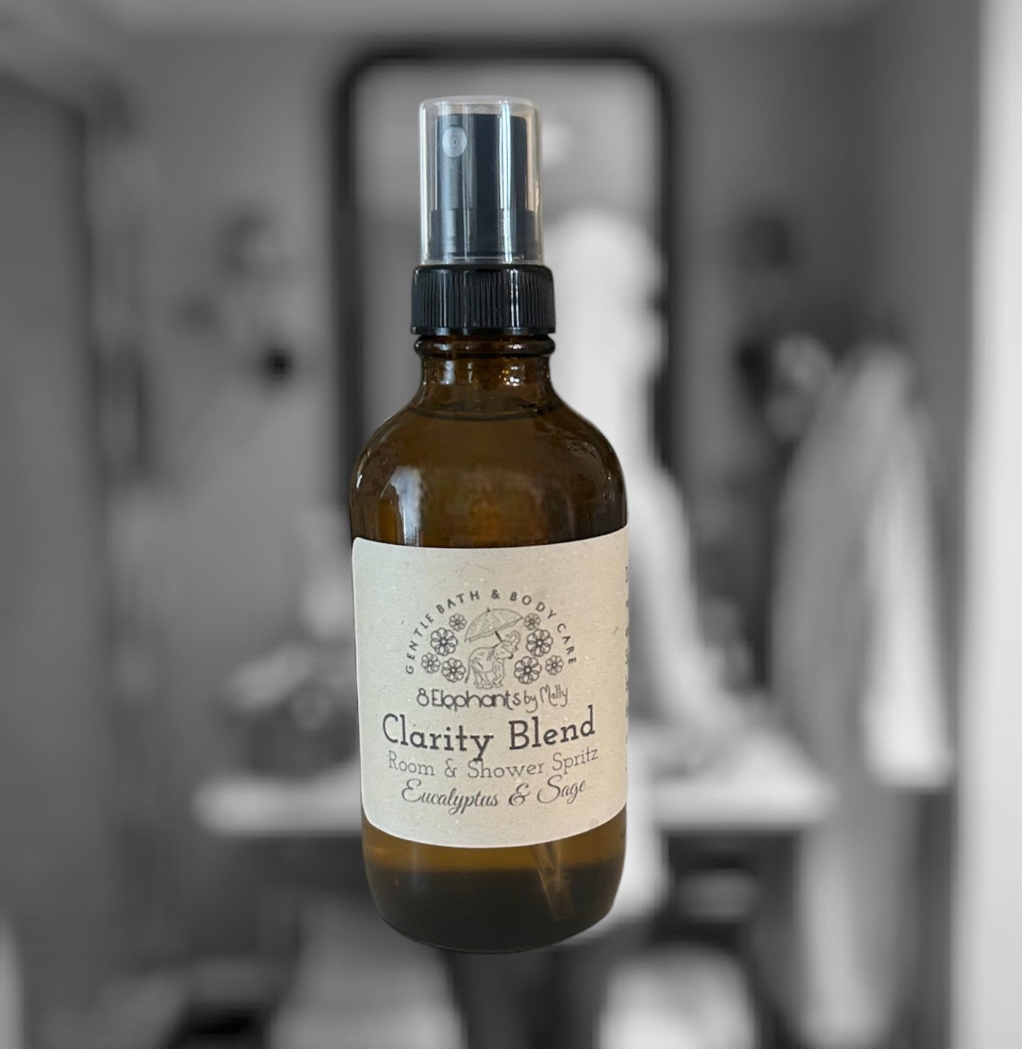 Eucalyptus & Sage Blend Shower Spritz Mini - 8 Elephants by Molly