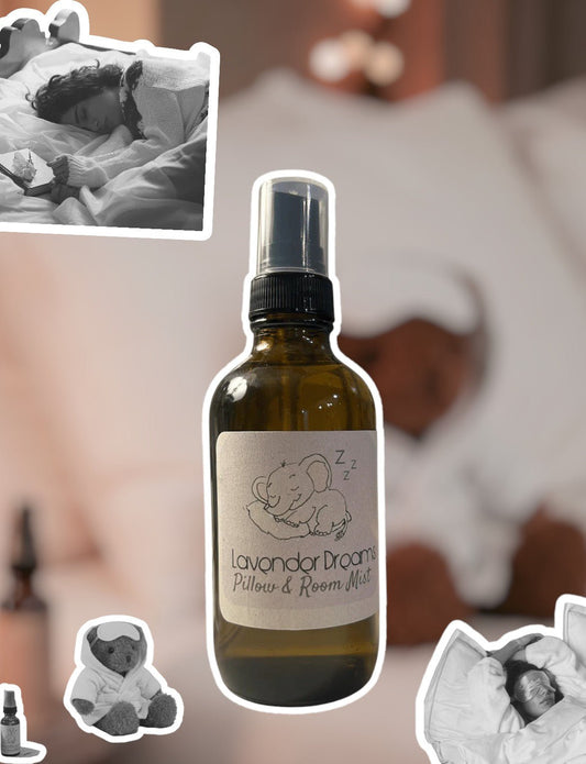 Lavender Dream Pillow & Room Mist 4 oz - 8 Elephants by Molly