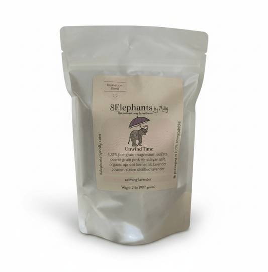 Lavender Nighttime Bath Soak for Sports Recovery - 8 Elephants by Molly