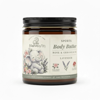 Magnesium & Cupuaçu Sports Recovery Body Butter 4oz - 8 Elephants by Molly