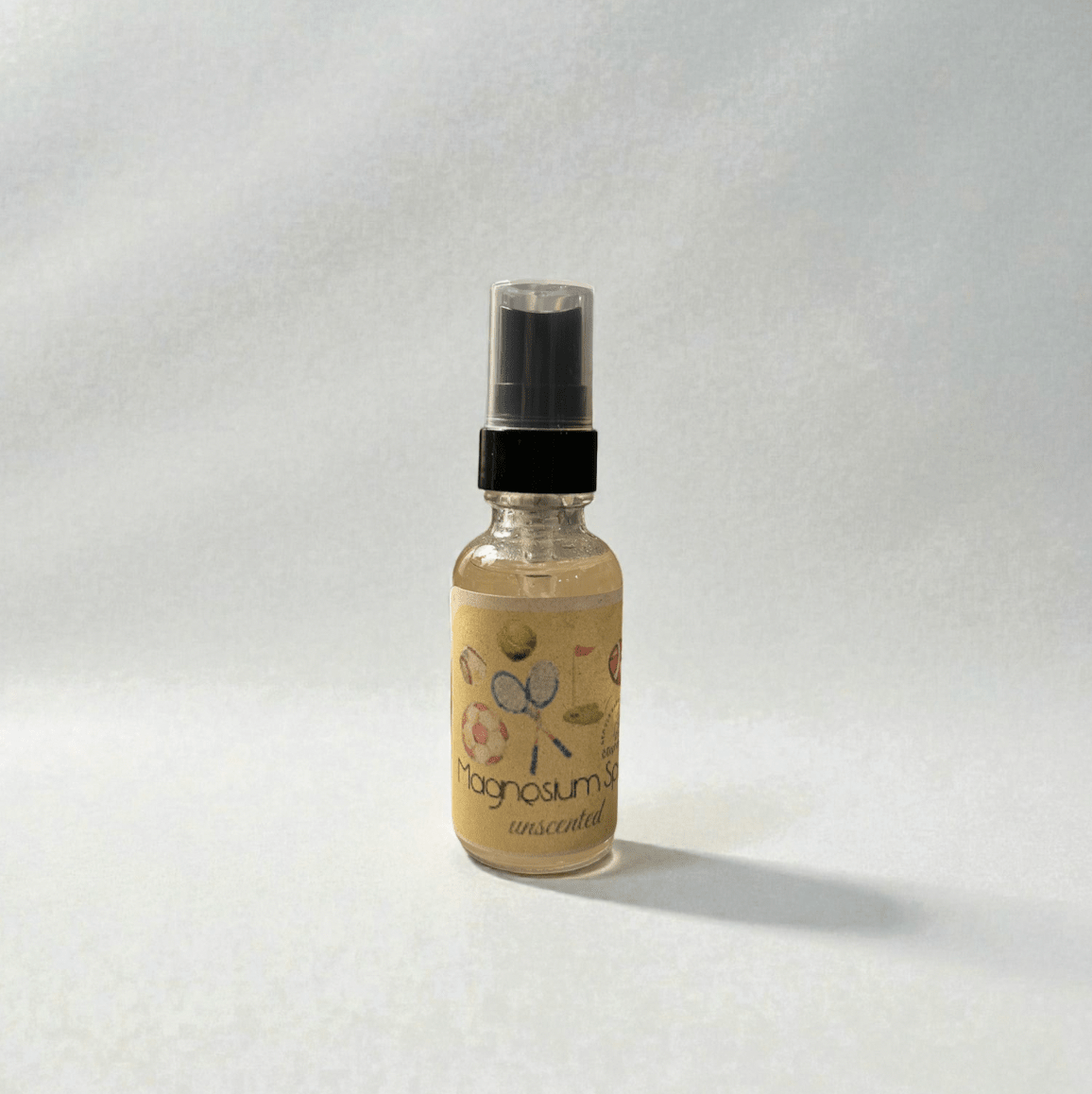 Magnesium Spray 1 oz Glass Spray Bottle (mini) Extra - Strength - 8 Elephants by Molly