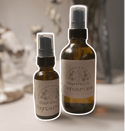Magnesium Spray 1 oz Glass Spray Bottle (mini) Extra - Strength - 8 Elephants by Molly