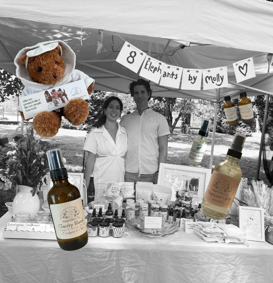 Many Minis - 8 Elephants by Molly