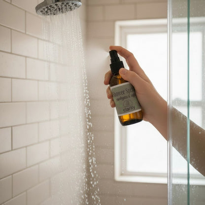 Organic Eucalyptus & Sage Clarity Blend Shower Spritz (Mini & Standard) - 8 Elephants by Molly