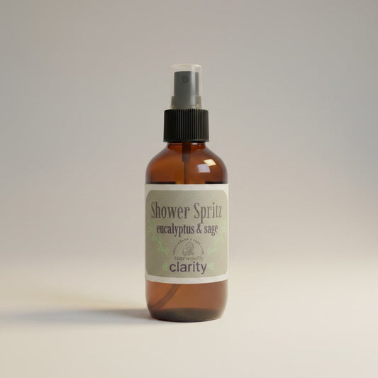 Organic Eucalyptus & Sage Clarity Blend Shower Spritz (Mini & Standard) - 8 Elephants by Molly