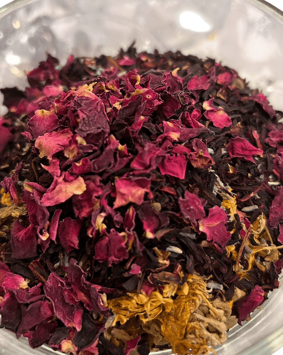 Organic Post - Partum Herbal Sitz Bath 4 oz Glass Jar - 8 Elephants by Molly