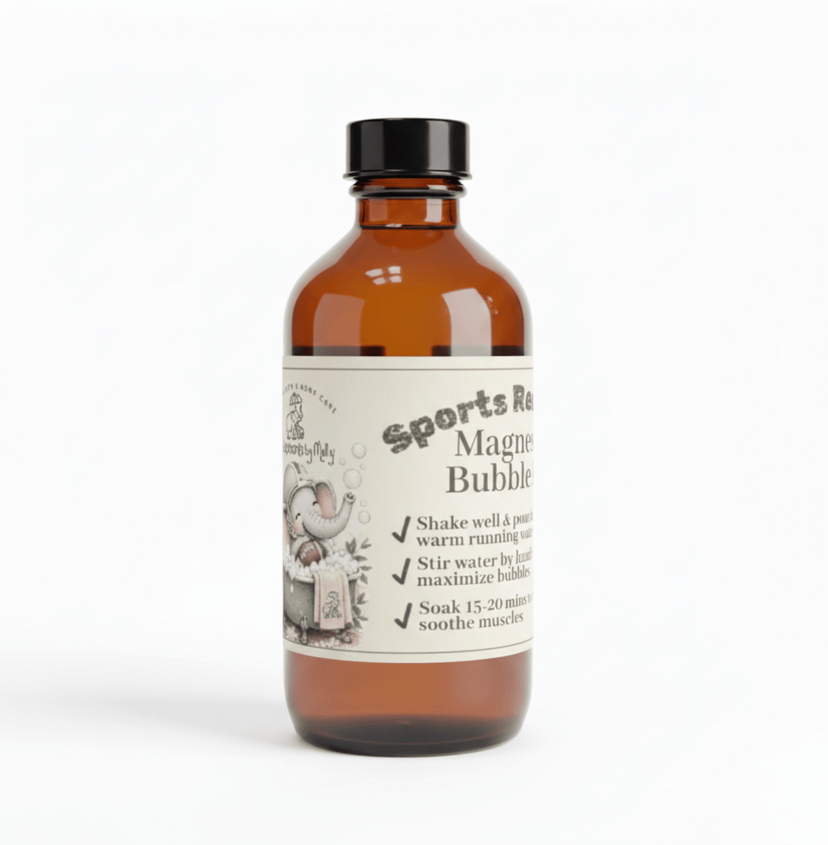 Seasonal Mineral Bubble Baths 4 oz - 8 Elephants by Molly