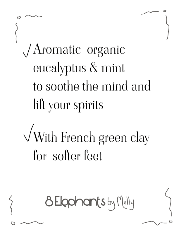 Spa Day Shower Steamer with French Green Clay & Eucalyptus - 8 Elephants by Molly