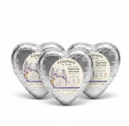 Sports Recovery Magnesium Bath Bomb Single | Recovery Trio - 8 Elephants by Molly