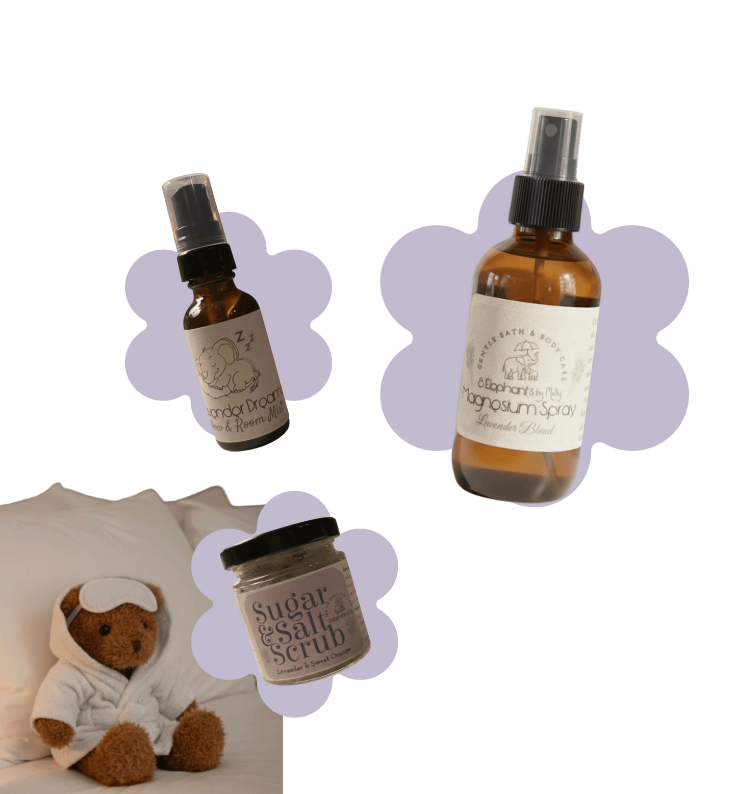 Sweet Dreams Bundle - 8 Elephants by Molly