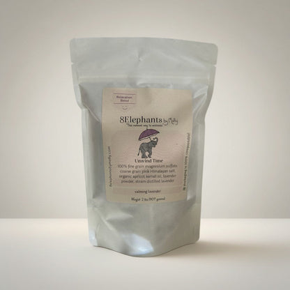 Unwind Time Calming Lavender Blend 2 Pound Pouch - 8 Elephants by Molly