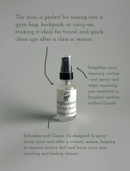 Yoga mat cleaner cucumber & melon (mini) - 8 Elephants by Molly