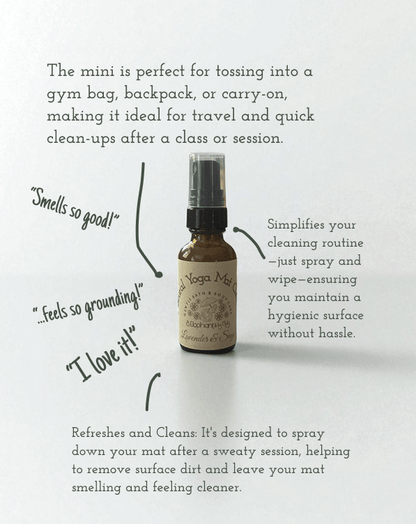 Yoga mat cleaner lavender & sage (mini) - 8 Elephants by Molly
